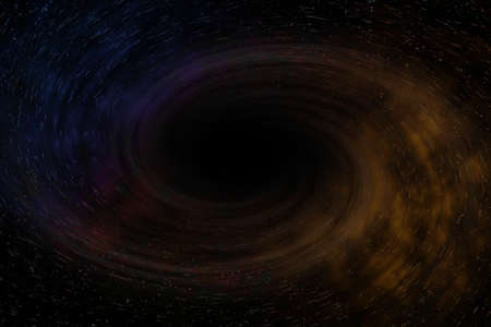 Universe Black Hole in Space