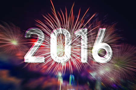 New Year 2016 Fireworks