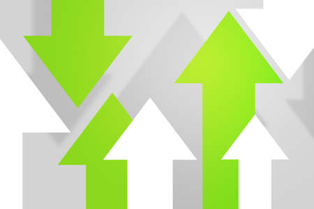 Up Arrows Abstract Backgroundの写真素材