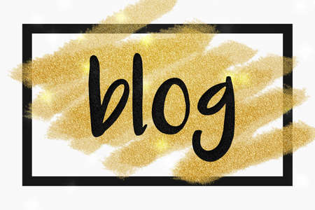 Blog Glitter Backgroundの写真素材