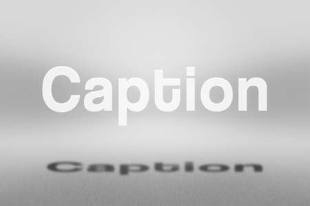 Caption Shadow Textの写真素材
