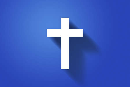 Cross Simple Christian Backgroundの写真素材