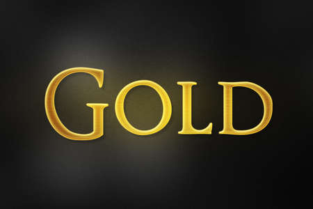 Gold Metal Backdropの写真素材