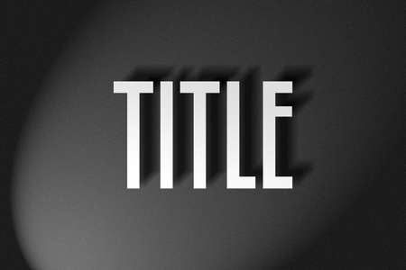 Old Movie Titleの写真素材