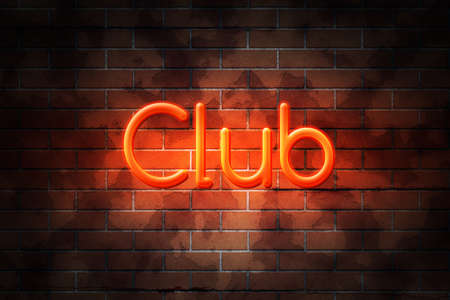 Club Neon Signの写真素材