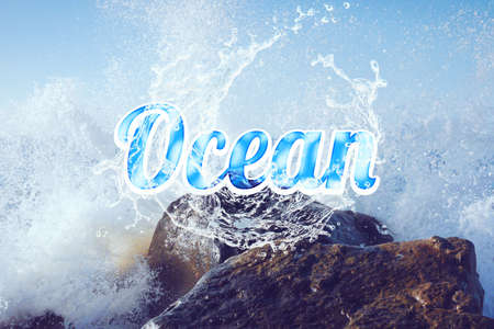 Ocean Nature Backgroundの写真素材