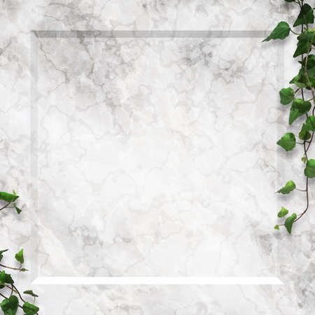 Marble Quote Social Media Bannerの写真素材