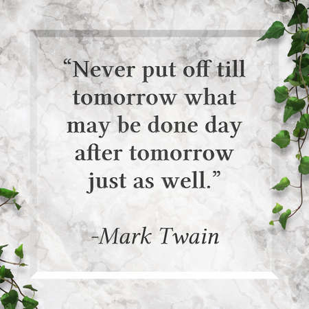 Marble Quote Social Media Banner