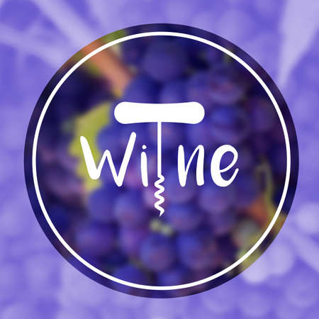 Wine Square Social Media Banner Backgroundの写真素材