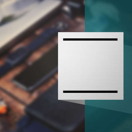 Blank Square Social Media Banner Backgroundの写真素材