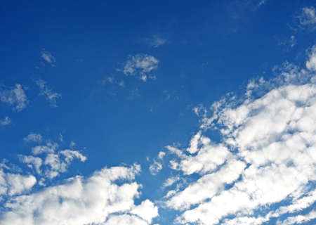 Landscape View of Beautiful Blue Sky with Cloud Background