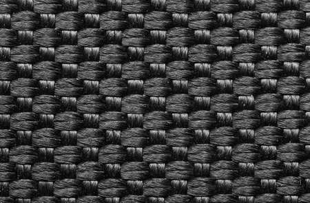 Macro Photography of Black Nylon Texture for Backgroundの写真素材