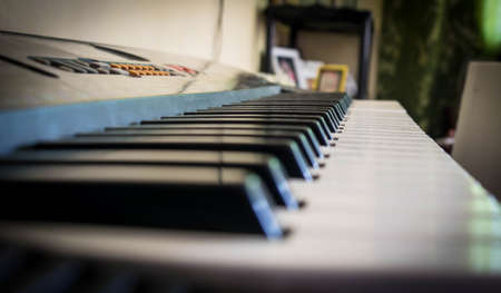 Electronic Keyboard background.の写真素材