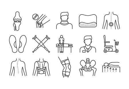Marriage black line icons set. Wedding agency. Isolated vector element. Outline pictograms for web page, mobile app, promo.の写真素材