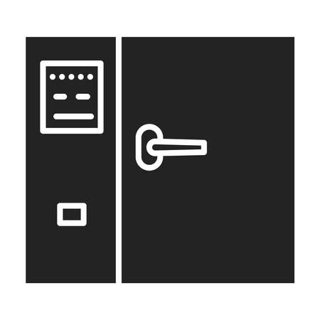 Hot Air Sterilizer glyph black icon. Sterilize small surgical instrument, glass, petri dishes etc. Outline pictogram for web page, mobile app, promo.の写真素材