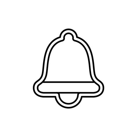 Bell slot color line icon. Gambling casino.のイラスト素材