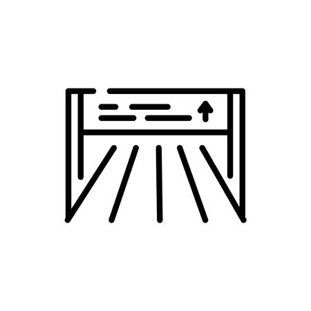 Highway olor line icon. Road construction. Pictogram for web pageのイラスト素材