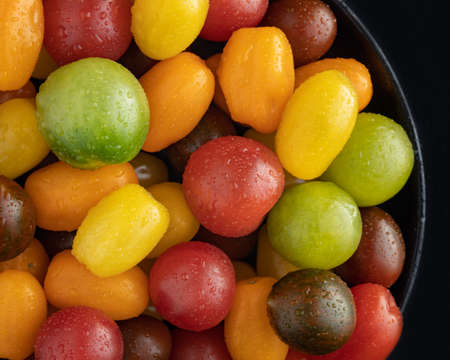 Colorful Fresh Cherry Tomatoesの写真素材