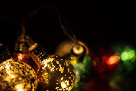 Christmas Lights Backgroundの写真素材