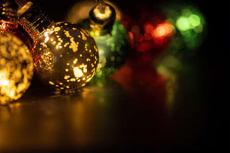 Christmas Lights Backgroundの写真素材
