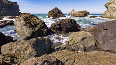 Rocky Beach Landscapeの写真素材