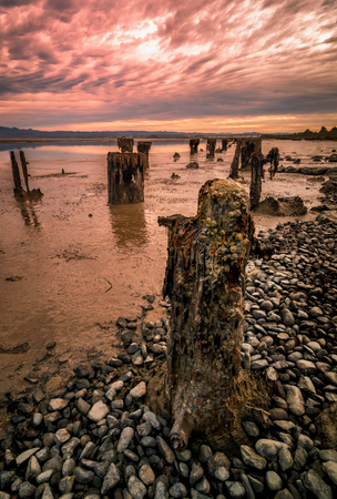 All That Remains of the Old Wharfの写真素材