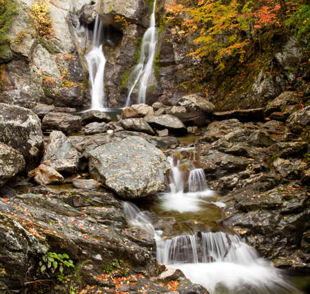 Bish Bash Falls in Massachusetts in the Berkshire Countyの写真素材