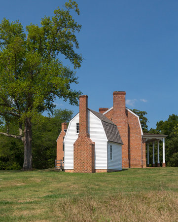 National Historic site of home of Thomas Stone signer of Declaration of Independenceのeditorial素材