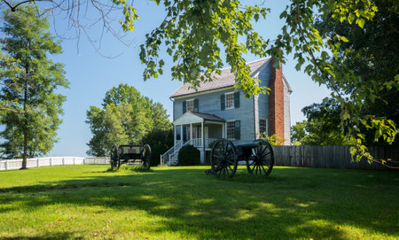 Peers House in village of Appomattox in Virginiaのeditorial素材