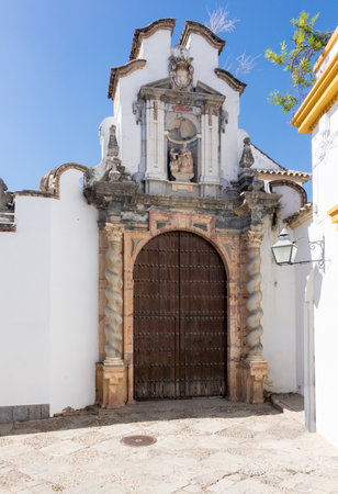 Narrow street in Jewish quarter of Cordoba, Spain, Europeのeditorial素材