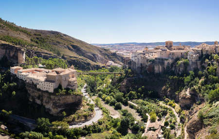 Parador in the old Convent of St Paul in town of Cuenca in Castilla-La Mancha, Spain, Europe