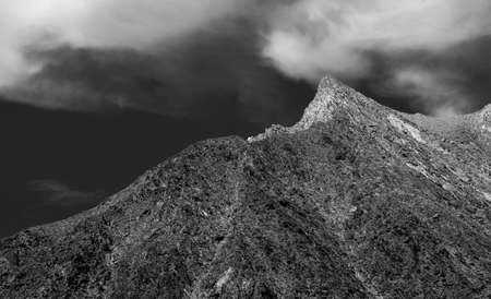Sandy peak near Borrego Springs city in the Anza Borrego Desert State park in Californiaの写真素材