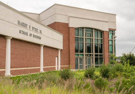 WINCHESTER, VA - 20 AUGUST 2018: Harry Byrd School of Business at Shenandoah University in...