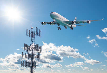 Mobile cell tower with 5G on C Band frequencies with aircraft landing. Dispute with airlines over...