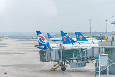 Chongqing Jiangbei International Airport, Chinaのeditorial素材
