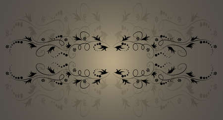 antique floral shaded backgroundの写真素材