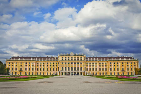 Schonbrunn Palace in Vienna, Austriaのeditorial素材