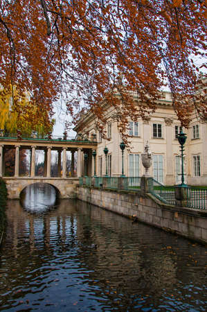Lazienki Park in Poland, Warsaw.の写真素材