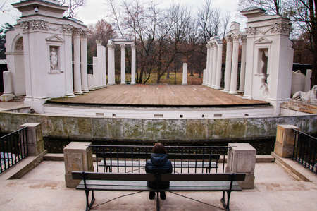 Theatre in the Lazienki Parkのeditorial素材