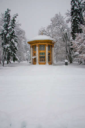 small building in Winter Parkの写真素材