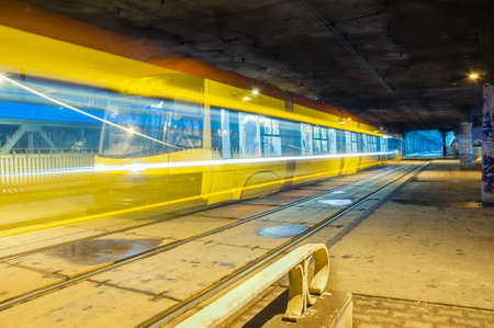Gdansk bridge over the Vistula River in Warsawの写真素材