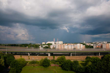 road bridge in Warsaw