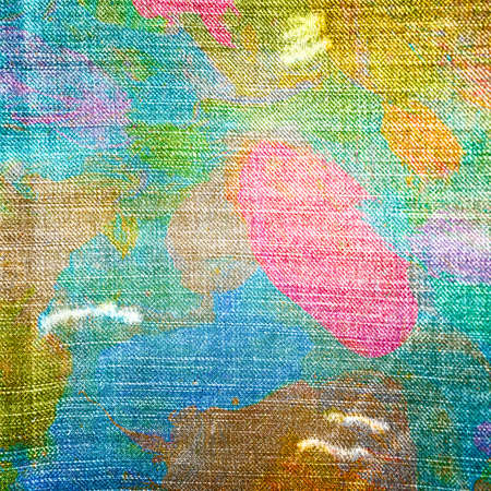 square abstract background on canvasの写真素材