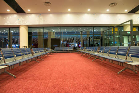 large hall for the airport waiting