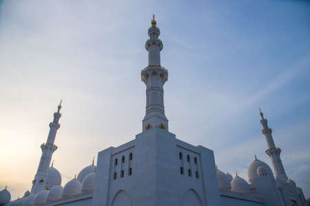 Sheikh Zayed Mosque in Abu Dhabiのeditorial素材