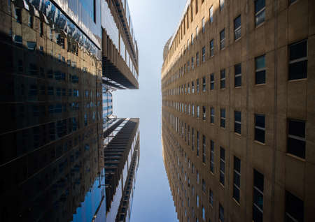 DUBAI, UAE -  6 MARCH, 2014: Beautiful and modern skyscrapers in Dubai. March  6, 2014 Dubai, UAE.のeditorial素材