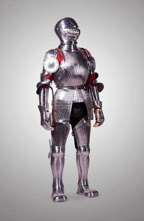 Knight in metal armor