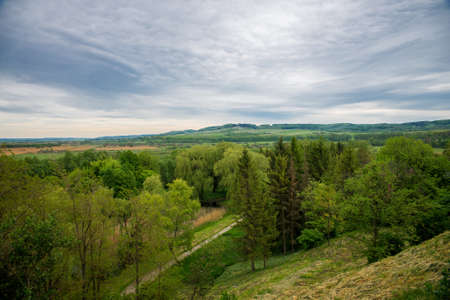 beautiful landscape in Ukraineの写真素材