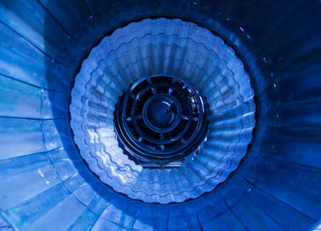 part of an aircraft engineの写真素材