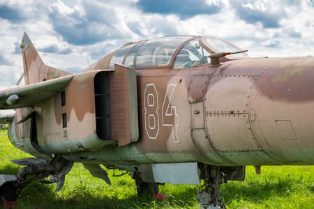 military fighter plane close-upのeditorial素材